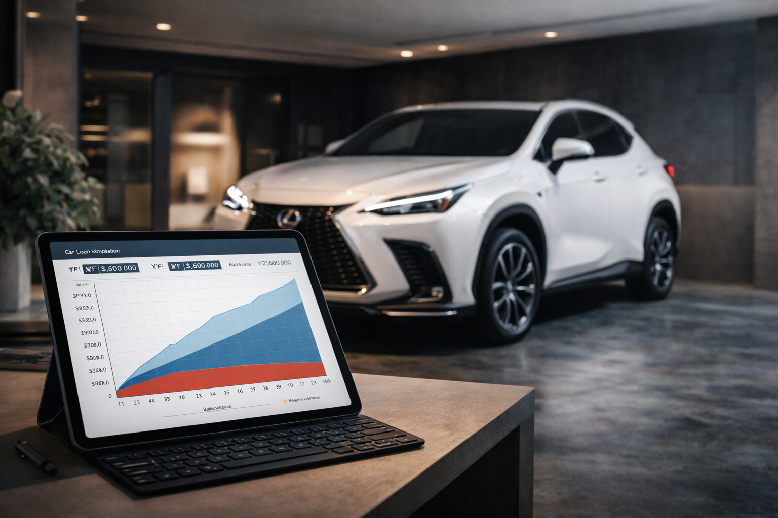 レクサスNXは残クレなら月々いくら？頭金なし・ボーナス払いありのリアルなシミュレーション！