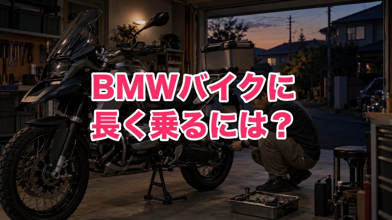 BMWバイクに長く乗るには？維持費を抑えるコツとレッドバロン・自分で整備するときの注意点