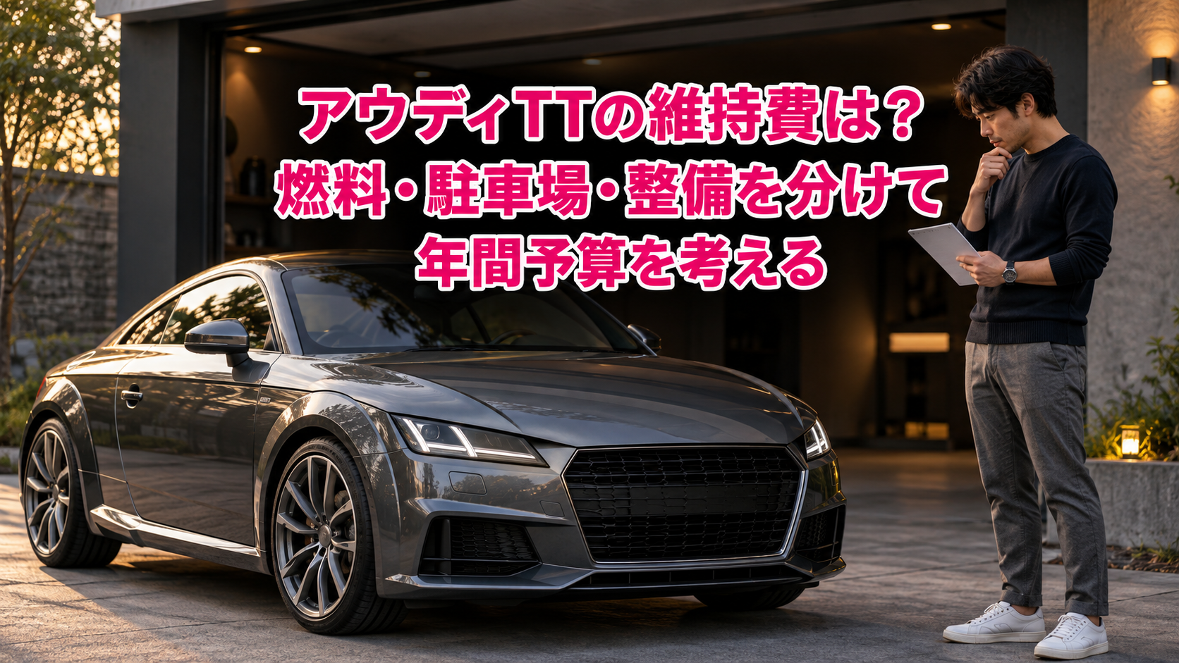 アウディTTの維持費は？燃料・保険・整備を分ける年間予算の作り方