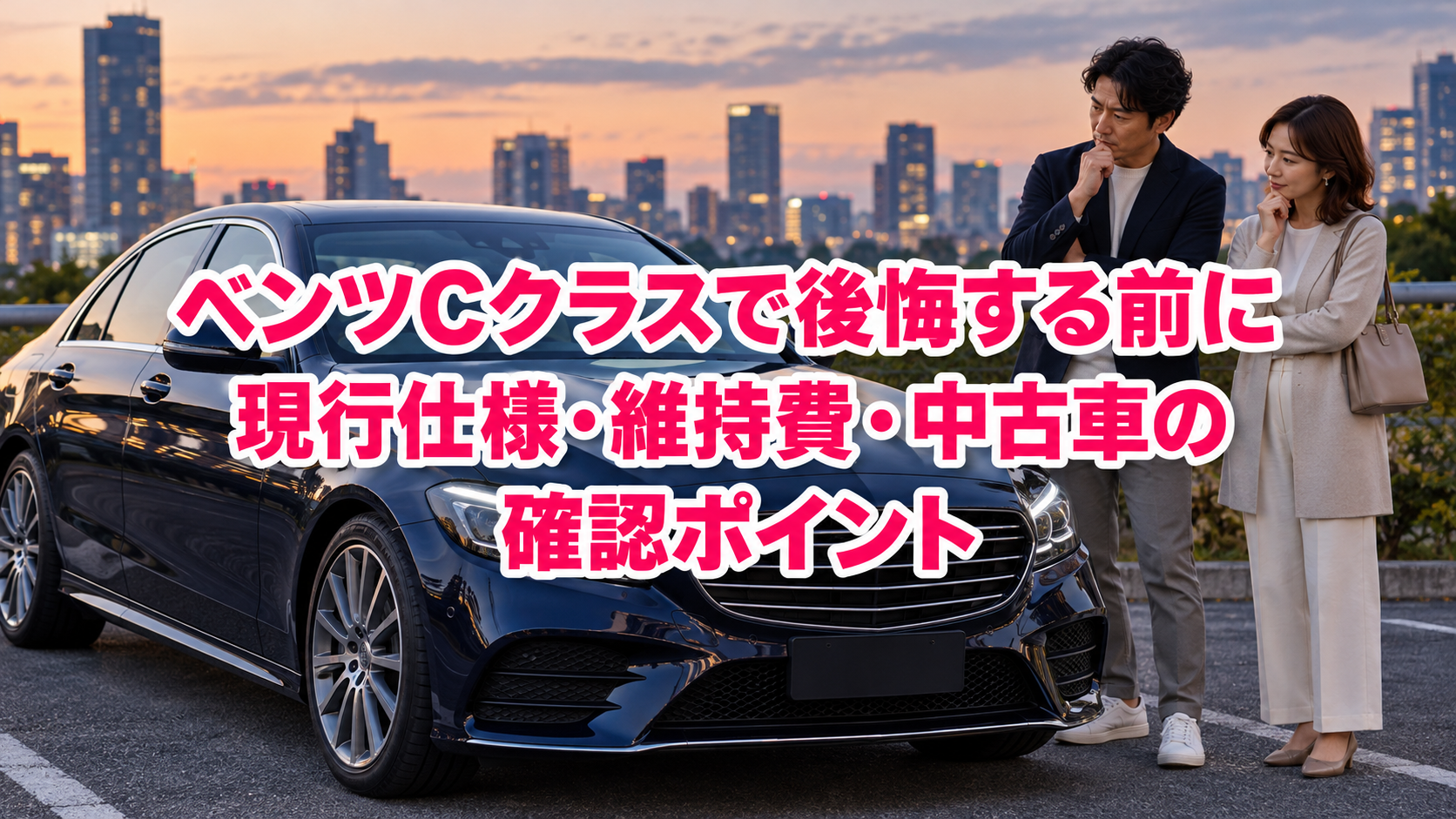 ベンツCクラスで後悔する前に｜現行仕様・維持費・中古車の確認ポイント