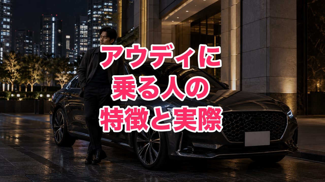 アウディに乗る人の特徴