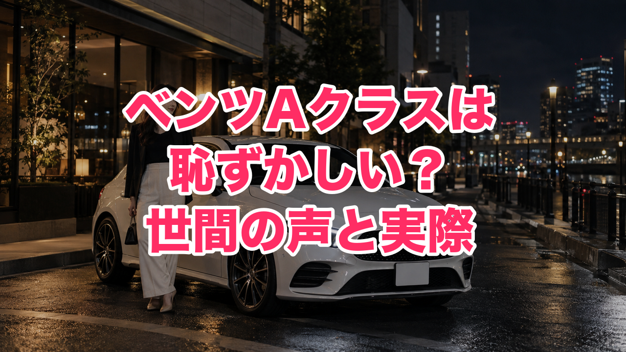 ベンツAクラスは恥ずかしい